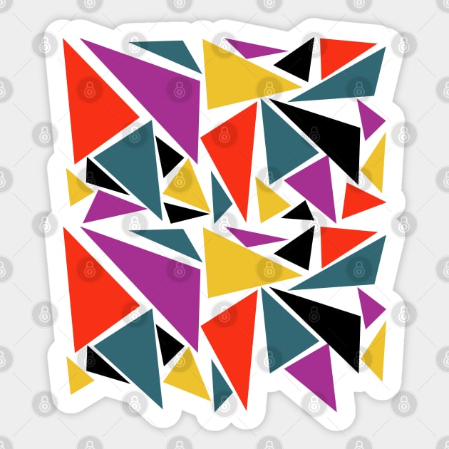 Fractured Sticker by The E Hive Design